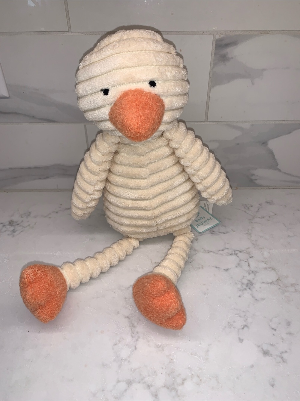 NEW Jellycat Cordy Roy Duck Ribbed Plush - Picture 3 of 9